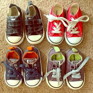 4 Pairs Toddler - Converse Shoes Bundle - Size 5